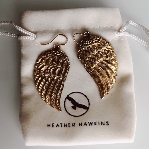 Heather Hawkins Jewelry - Heather Hawkins Gold Angel Wing Earrings Shopbop